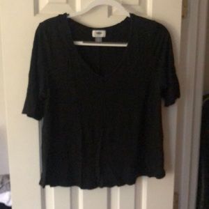 Black short sleeve tee shirt